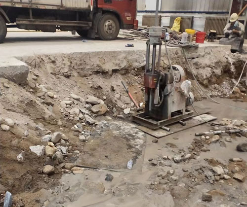 漳县公路下沉压浆